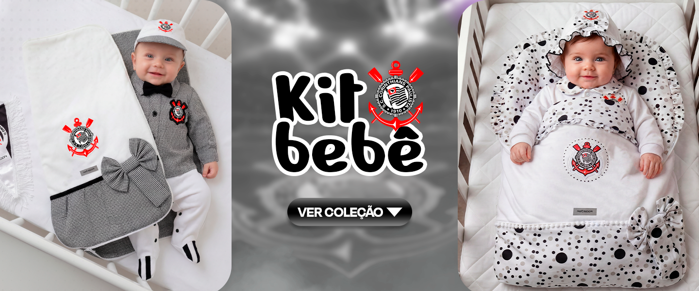 corinthians - kit maternidade