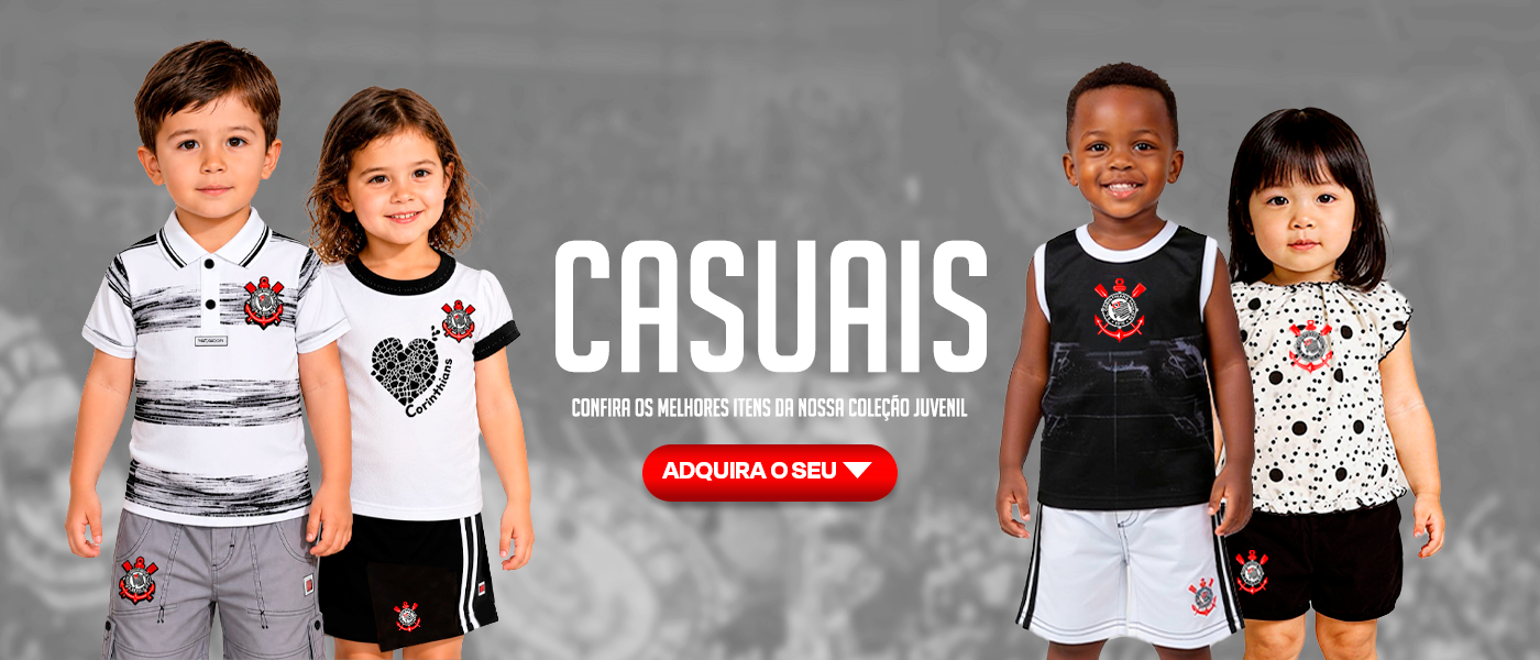corinthians - casuais - versão nova